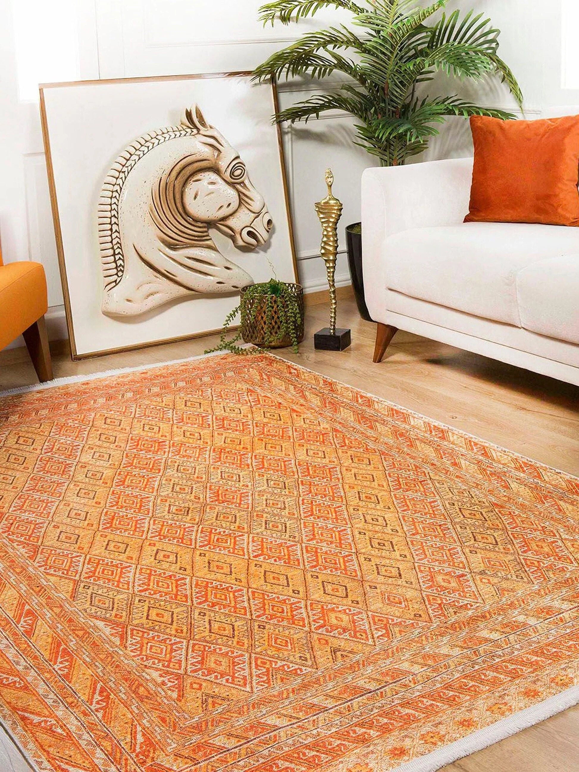 Orange & Yellow Rugs