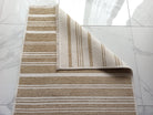 Gama Reversible Kilim Beige & White Rug - famerugs