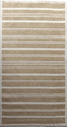 Gama Reversible Kilim Beige & White Rug - famerugs