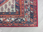 Cheka Turkish Red Beige Runner - famerugs