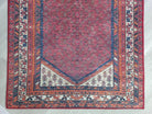 Cheka Turkish Red Beige Runner - famerugs