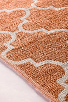 Aicha2 Moroccan Modern Orange Rug - famerugs