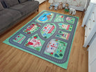 Green Road Rug Play Mat - famerugs