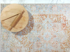 Hara Rug Faded Beige & Blue Oriental Rug - famerugs