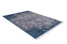 Fiona Floral Turkish Teal Blue Rug - famerugs