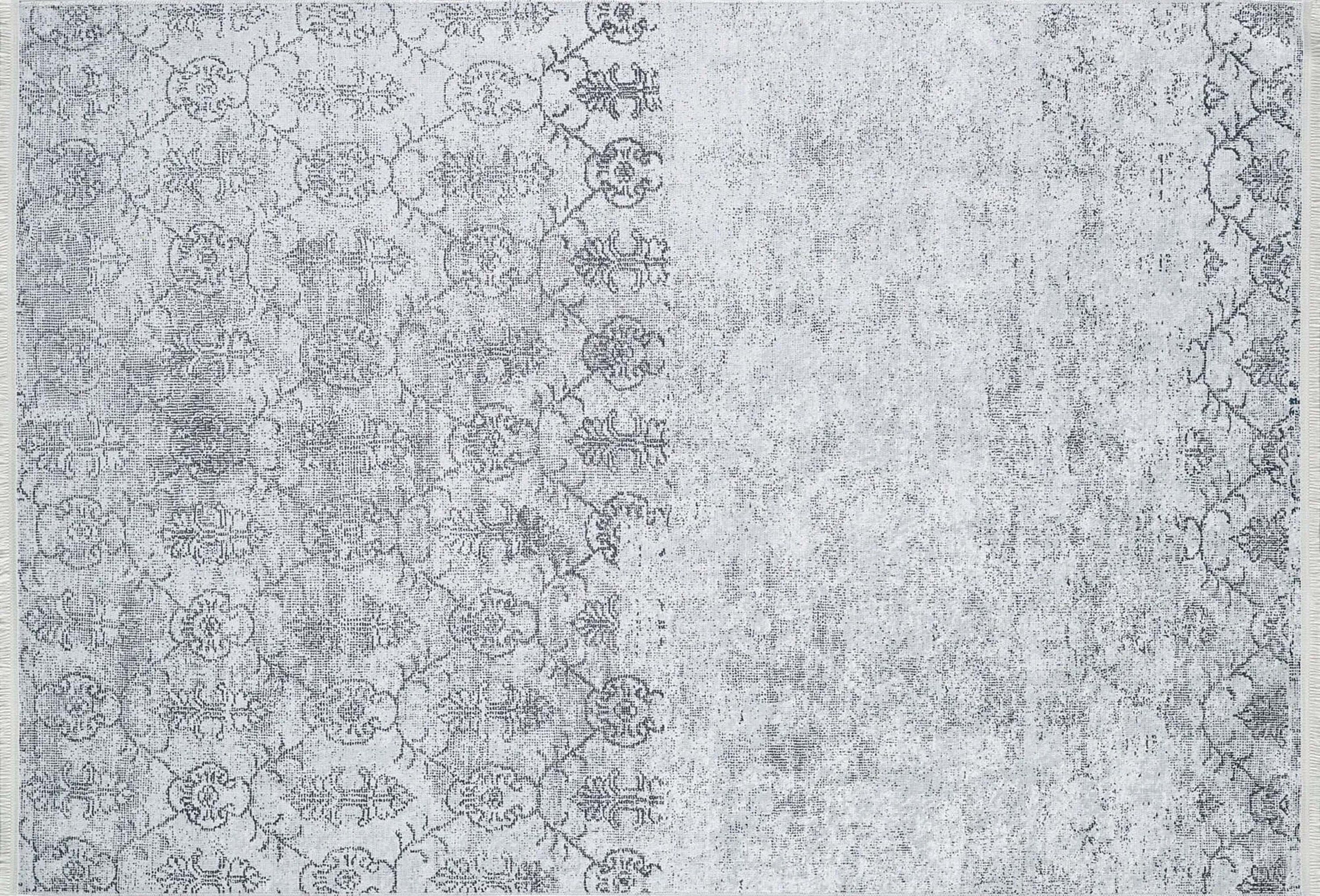 Ayla Turkish Faded Gray Rug - famerugs