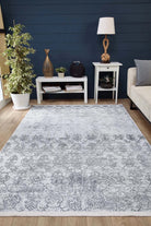 Ayla Turkish Faded Gray Rug - famerugs