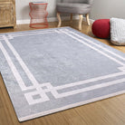 Geta Geometric Gray Rug - famerugs