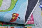 City Map Kids Green Play Rug - famerugs