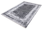 Alae Abstract Distressed Neutral Gray Rug - famerugs