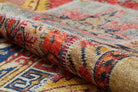 Afya Red Turkish Patchwork Rug - famerugs