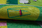 City Map Kids Green Play Rug - famerugs